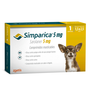 Simparica 1.3 kg - 2.5 kg