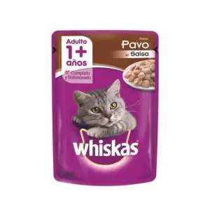 Whiskas Pouch Pavo Adulto