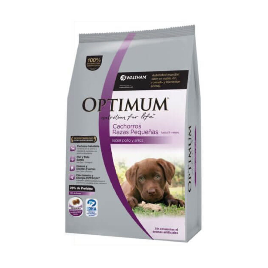 OPTIMUM Cachorro Razas Pequeñas