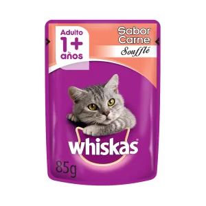 Whiskas Pouch Carne Souffle Adulto